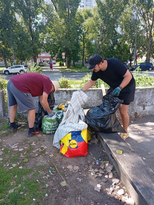 Petržalka pomoc dobrovolníci