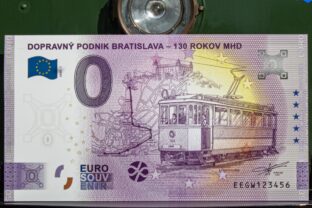 Eurobankovka zberateľská dopravný podnik bratisalva