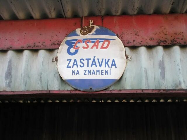 smaltovaná tabuľa