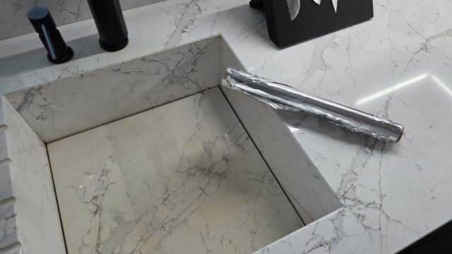 použitie alobalu do drezu