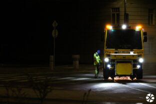 Brúsenie kolajnic dopravný podnik bratislava