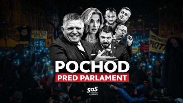 Pochod pred parlament