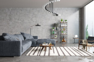 sivá farba v interiéri