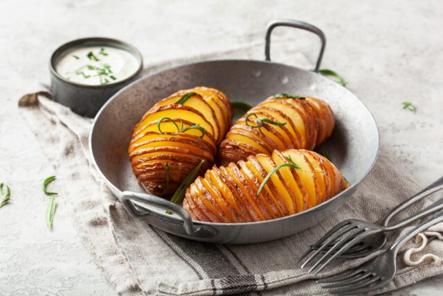 Hasselback zemiaky