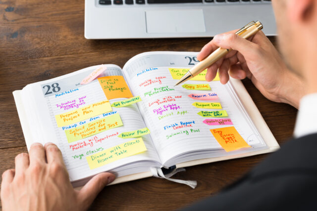 plánovanie v notese