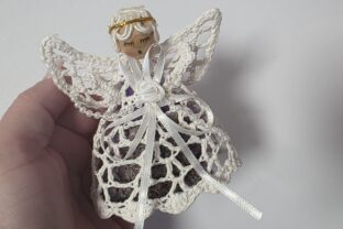 vianočná ozdoba zo škrobu