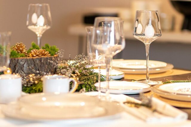 Vianočná večera Štedrovečerný stôl