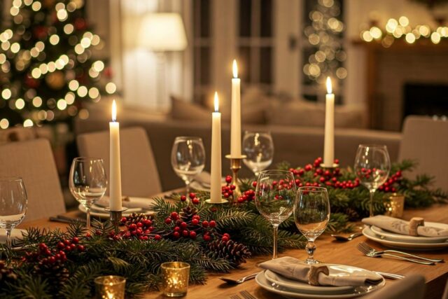Vianočná večera Štedrovečerný stôl
