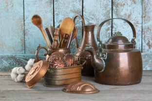 retro kuchynské pomôcky