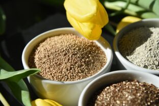 prísady na zlepšenie pôdy pri sadení rastlín: zeolit, diatomit , vermikulit