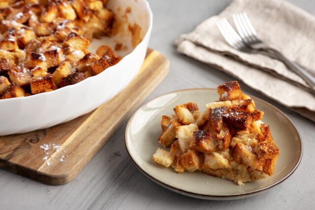 Bread and butter pudding