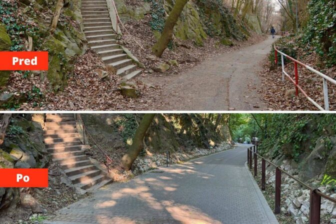 Hlboká cesta horský park centrum