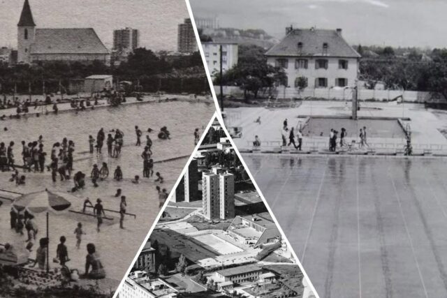 Foto kupaliska stare fotografie stara Bratislava