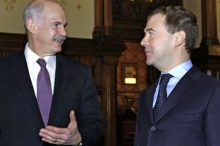 Dmitrij Medvedev, George Papandreou