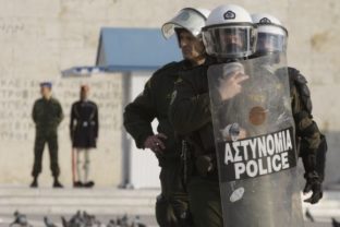Grécka polícia