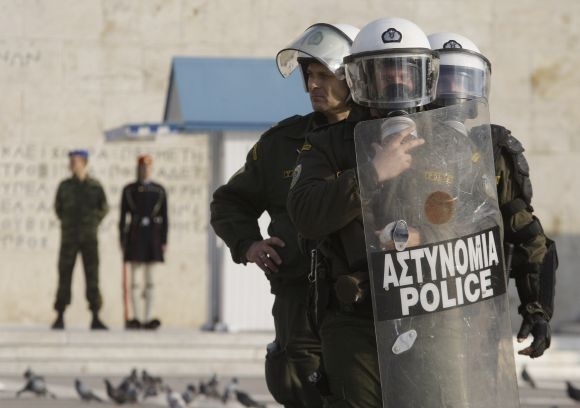 Grécka polícia