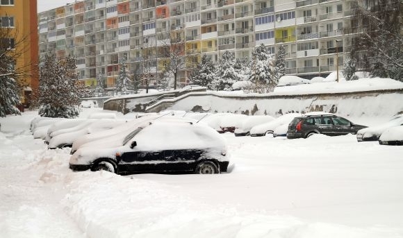 Košice, sneh