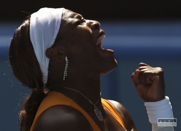 Serena Williamsová sa teší z postupu