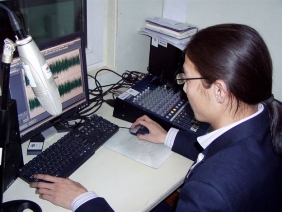 Štúdio na výrobu audiokníh pre nevidiacich v Mongo