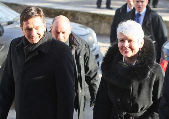 Borut Pahor, Jadranka Kosorová