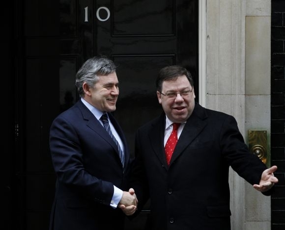 Gordon Brown, Brian Cowen