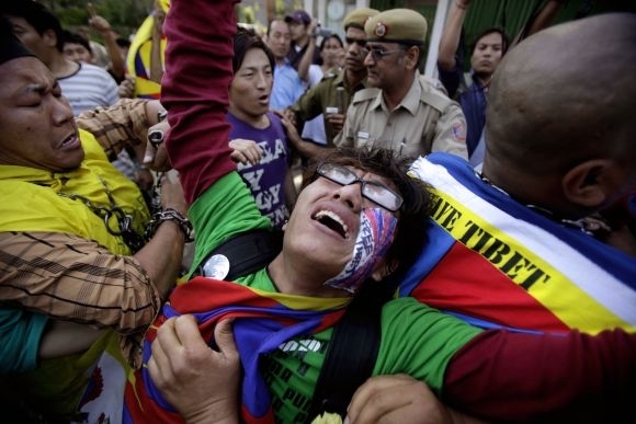 Tibet, protest