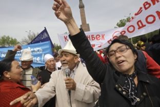 Demonštrácia kirgizsko