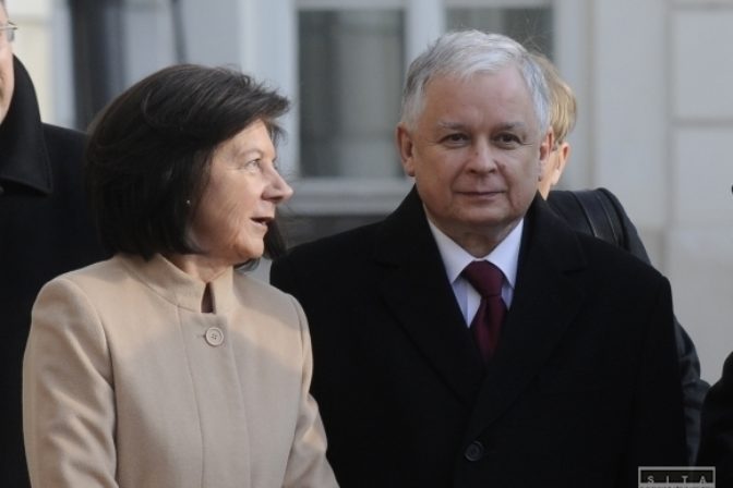 Lech Kaczynski a Mária Kaczynski