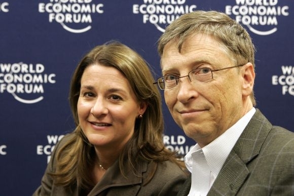 Bill Gates a jeho manželka Melinda