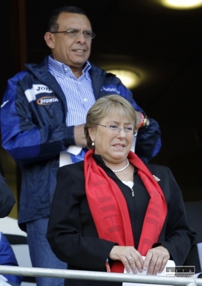 Bachelet na zápase