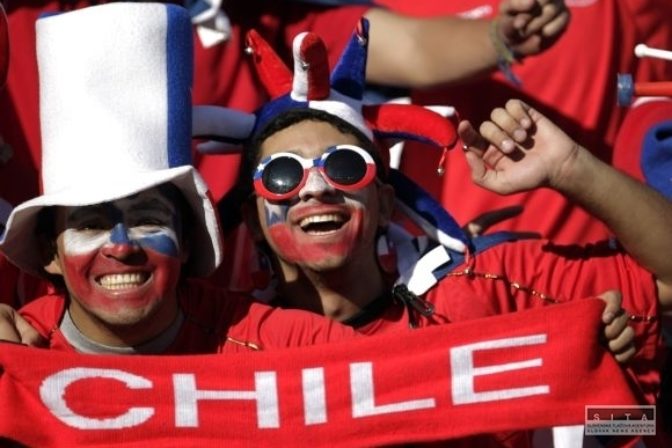 Fanúšikovia Čile