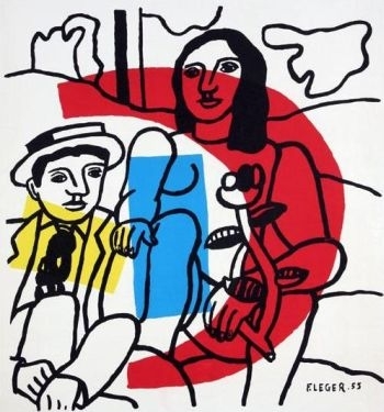 Fernand Legér: Dvaja, 1955