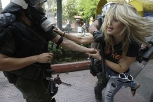 Grécko, protest