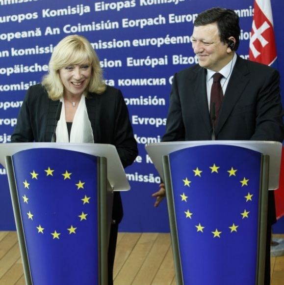 Iveta Radičová,José Manuel Barroso