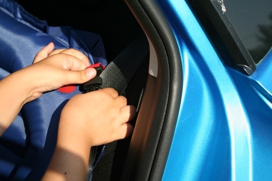 Nafukovacia detská autosedačka