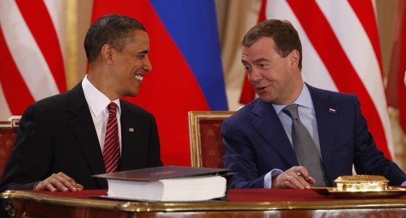 Obama, Medvedev