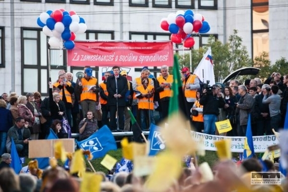 Protestný pochod OZ KOVO v Bratislave