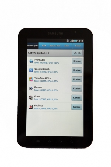 Samsung Galaxy Tab (test)