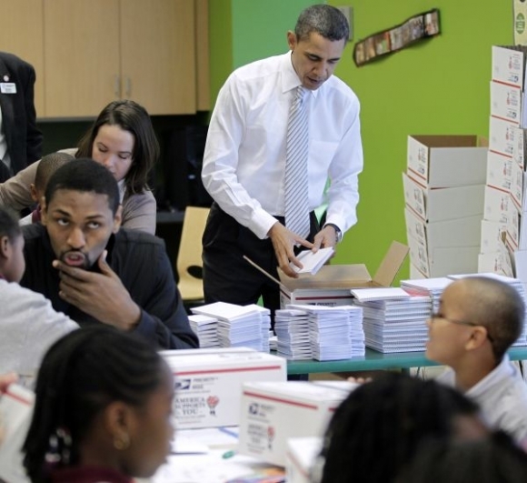 Obama prijal hráčov Lakers