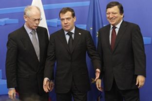 Rompuy, Medvedev, Barroso