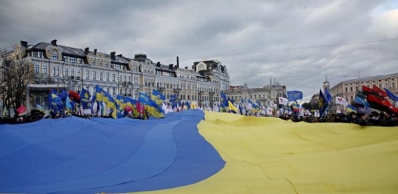 Kyjev si pripomenula zjednotenie národa protestom