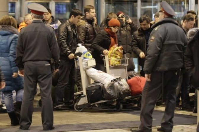 Výbuch na letisku Domodedovo