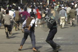 Bangladéš, protest