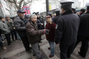 čínsky protest