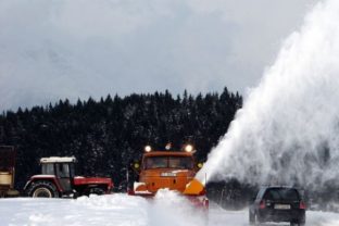 Sneh na východe Slovenska