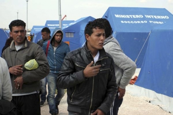 Ostrov Lampedusa prežíva utečeneckú krízu