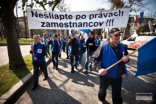 Protest odborárov