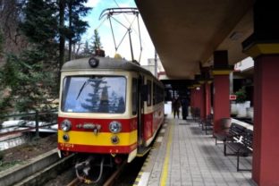 Tradičná železničná trať v Trenčíne