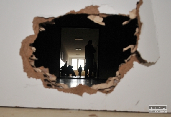 Zničený školský majetok