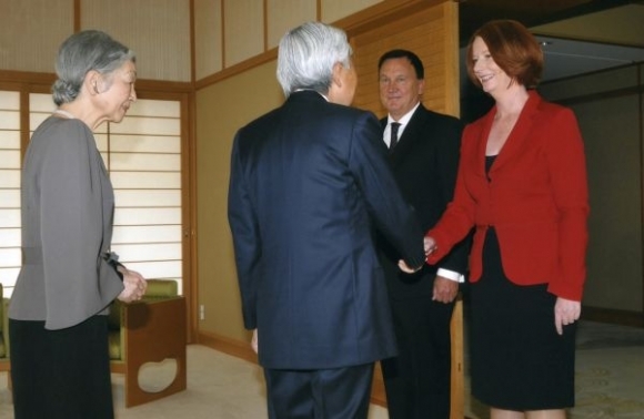 Akihito, Julia Gillard